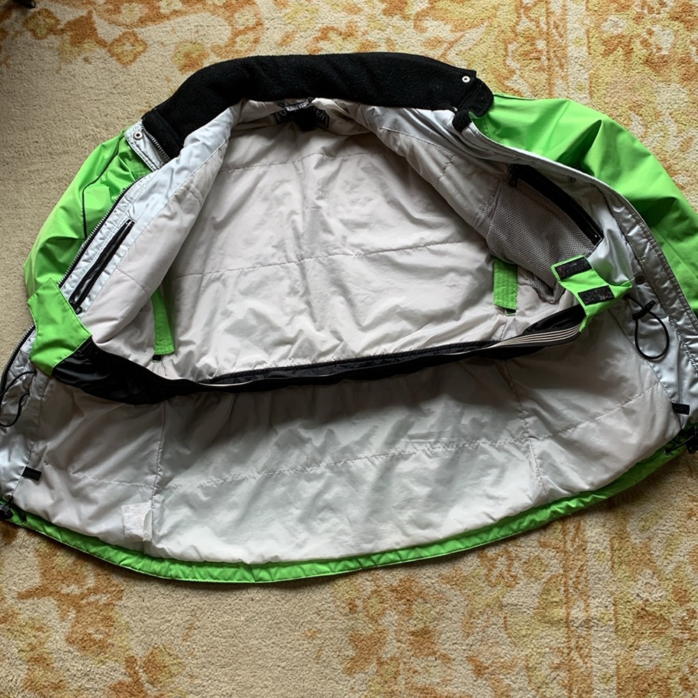 VINTAGE OBERMEYER NEON GREEN SKI JACKET - Picture 12 of 12